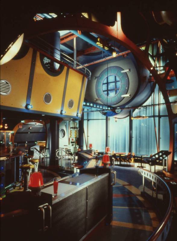 The interior of the restaurant Dive! is seen September 17, 1995, in front of the Fashion Show M ...