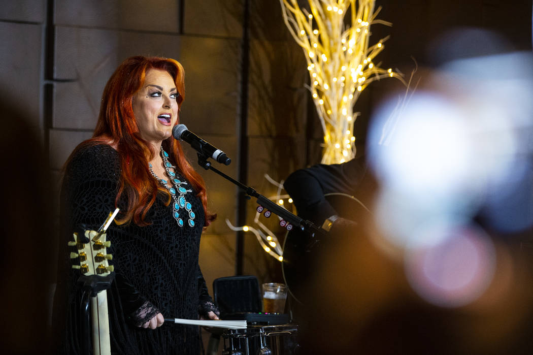 Singer-songwriter Wynonna Judd performs during a HOPE for Prisoners fundraising event at the Pl ...