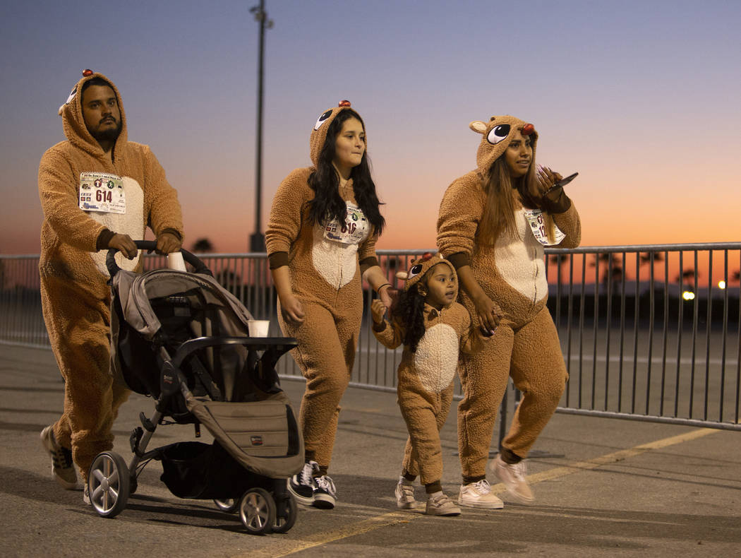 Manuel Martinez, left, Yarely Martinez, center left, Lilibeth Martinez, center right, and Lupit ...