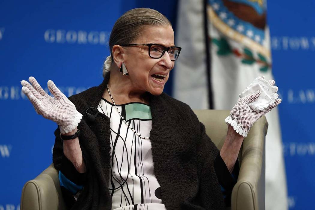 U.S. Supreme Court Justice Ruth Bader Ginsburg (AP Photo/Carolyn Kaster)