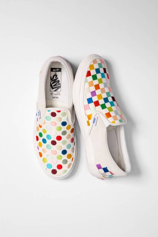 Damien Hirst's motifs are featured in a new Vault by Vans shoe line in a partnership with the P ...