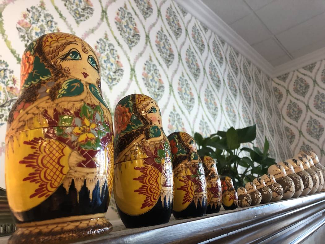 Some of the decor at Pierogi Village. (Al Mancini/Las Vegas Review-Journal)