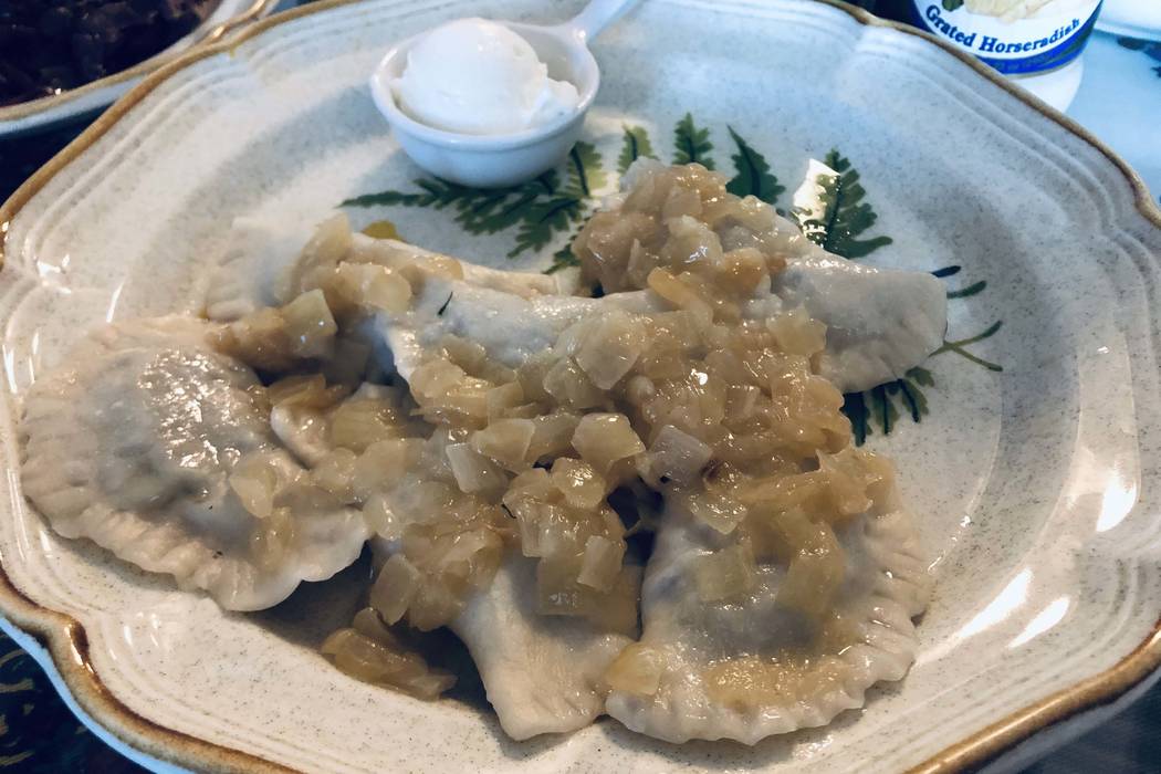 Pierogi at Pierogi Village. (Al Mancini/Las Vegas Review-Journal)