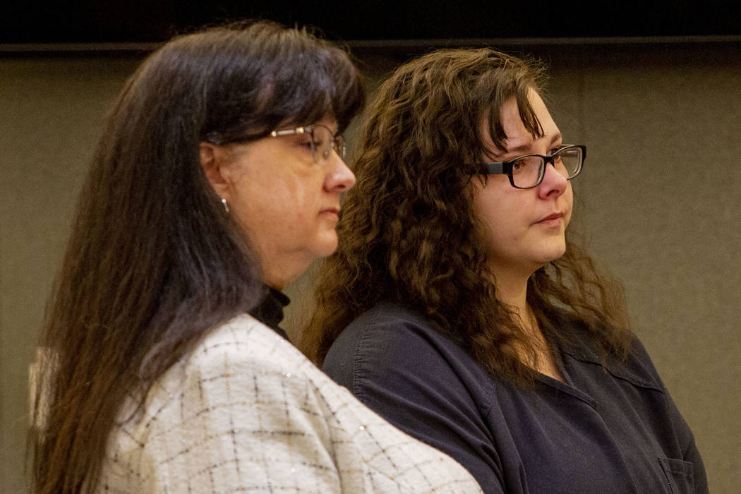 Cassie Smith, right, pleads guilty for the death of her 3-year-old son, Daniel Theriot, charged ...