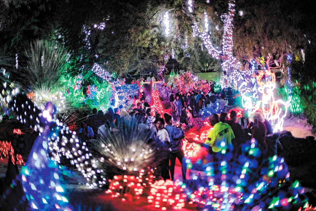 The Holiday Cactus Garden at Ethel M Chocolates Factory marks its 26th year. (Rachel Aston/Las ...