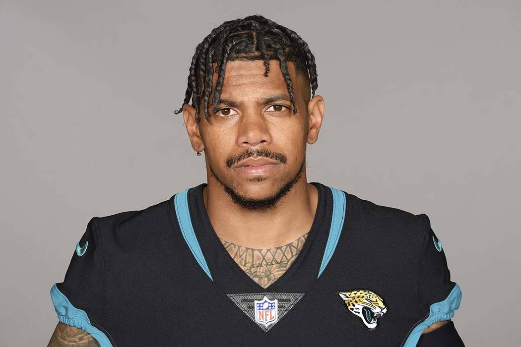 This is a 2019 photo shows Terrelle Pryor Sr. of the Jacksonville Jaguars NFL football team. ...
