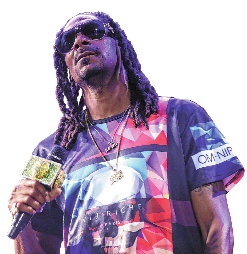 Snoop Dogg performs during the Life is Beautiful festival in downtown Las Vegas on Saturday, Se ...