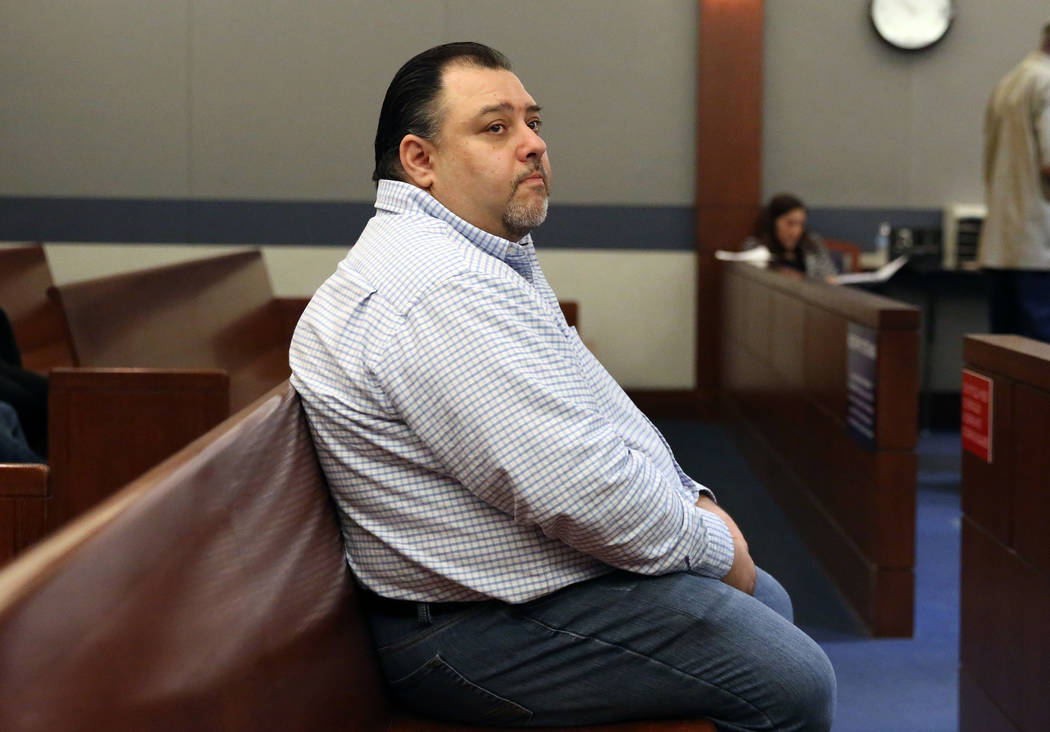 David Marks appears in court during his preliminary hearing at the Regional Justice Center on W ...