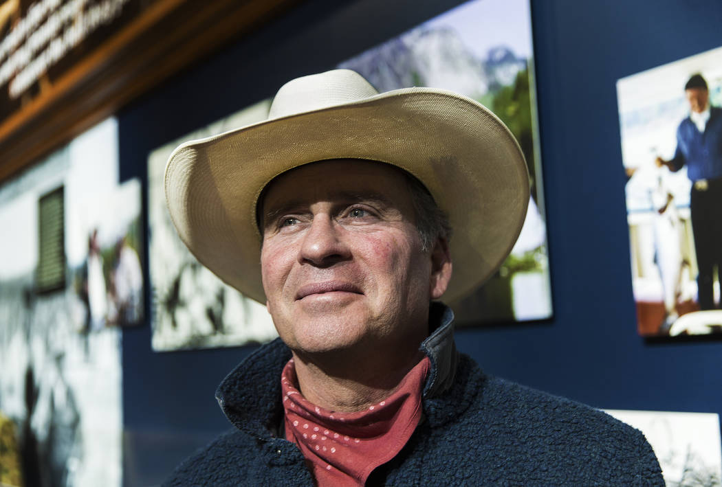 Ethan Wayne, from Newport Beach, Calif., son of film icon John Wayne, at the "John Wayne: ...