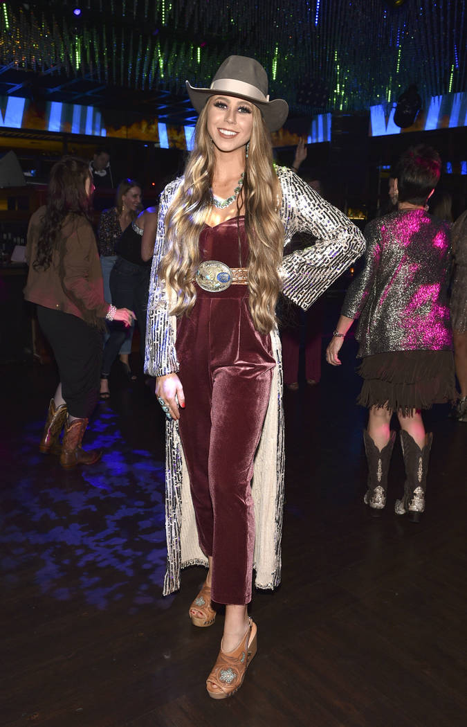 Shaley Ham attends the WNFR Party With Abandon at the Ling Ling Club in Hakkasan Las Vegas Rest ...