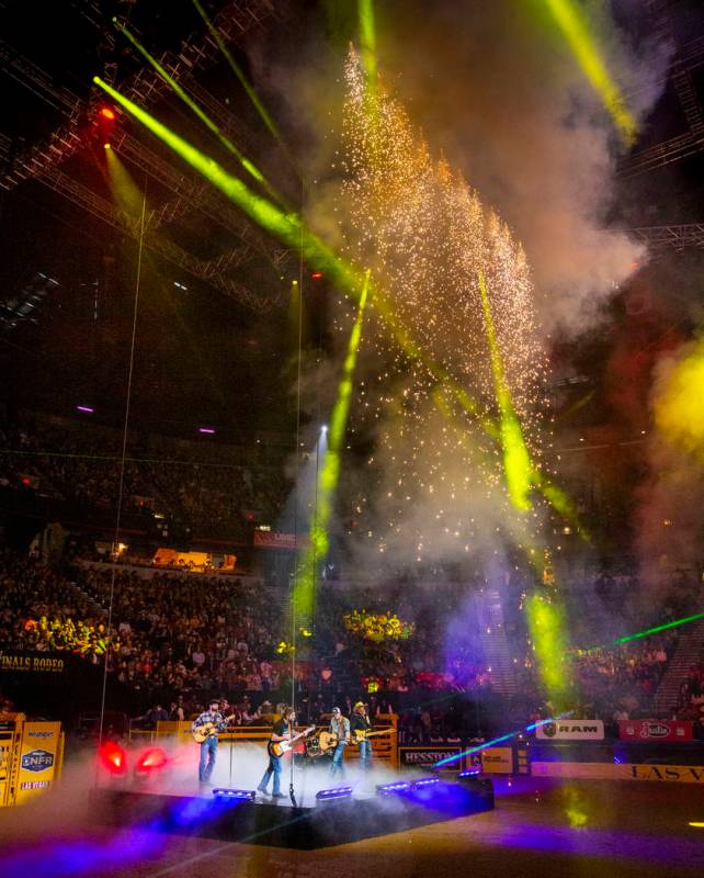 The Casey Donahue Band opens at the third go-around of the Wrangler National Finals Rodeo at th ...