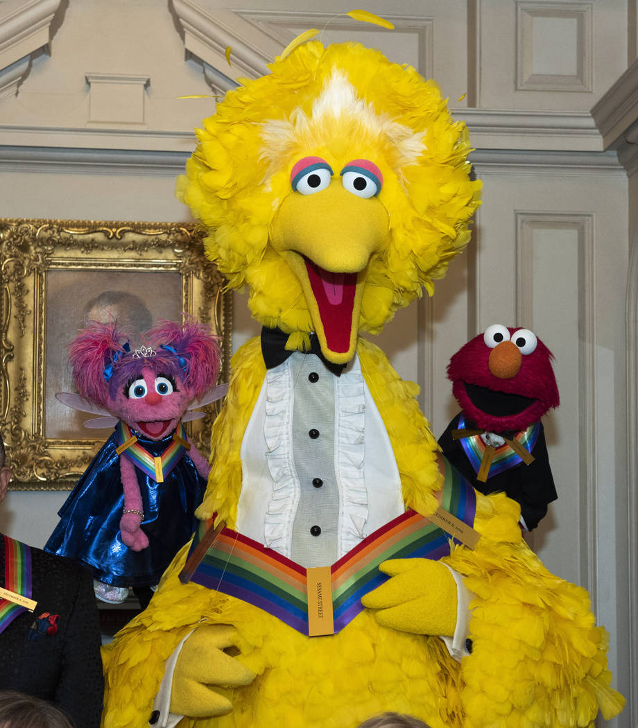 2019 Kennedy Center Honorees, Abby Cadabby, Big Bird, and Elmo, characters from "Sesame St ...