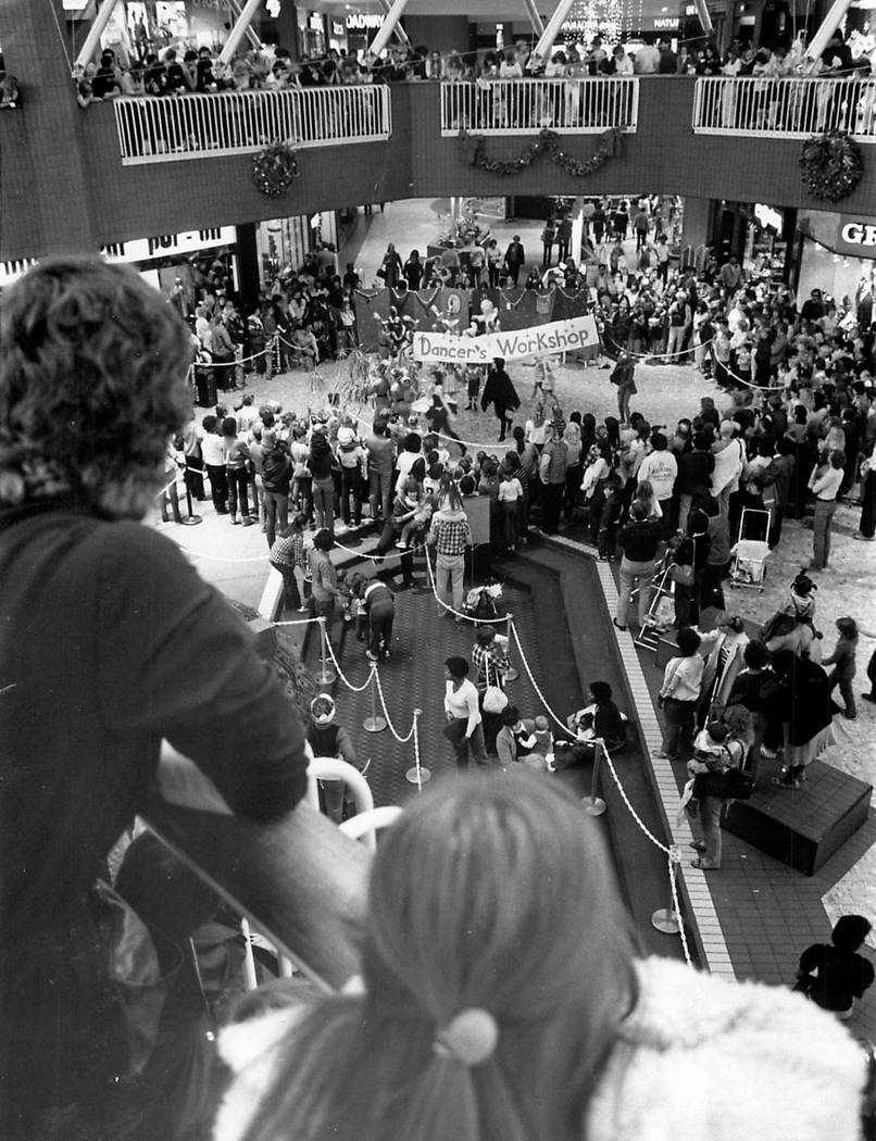 Christmas festivities at the mall in 1982. Gary Thompson/Las Vegas Review-Journal Christmas ...