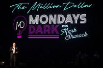 Mark Shanuck, creator of Mondays Dark, a twice-monthly event that raises money for charity, spe ...