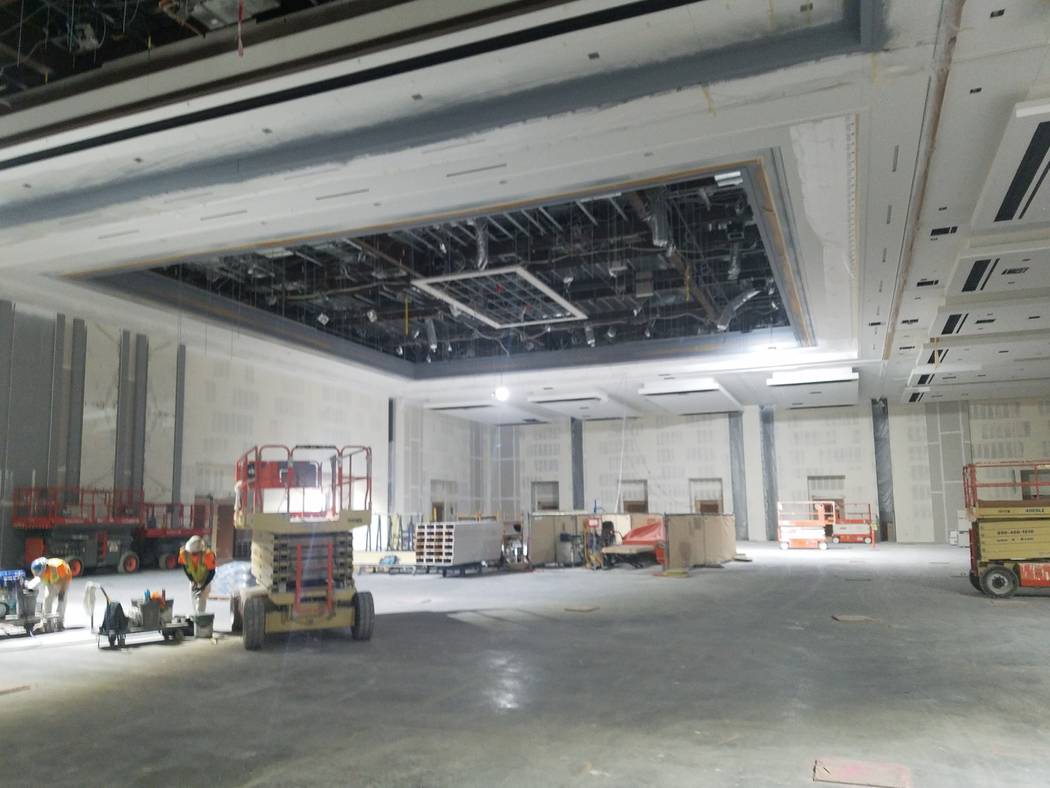 One of the junior ballrooms at Caesars Forum, Monday, Nov. 18, 2019. (Richard N. Velotta/Las Ve ...