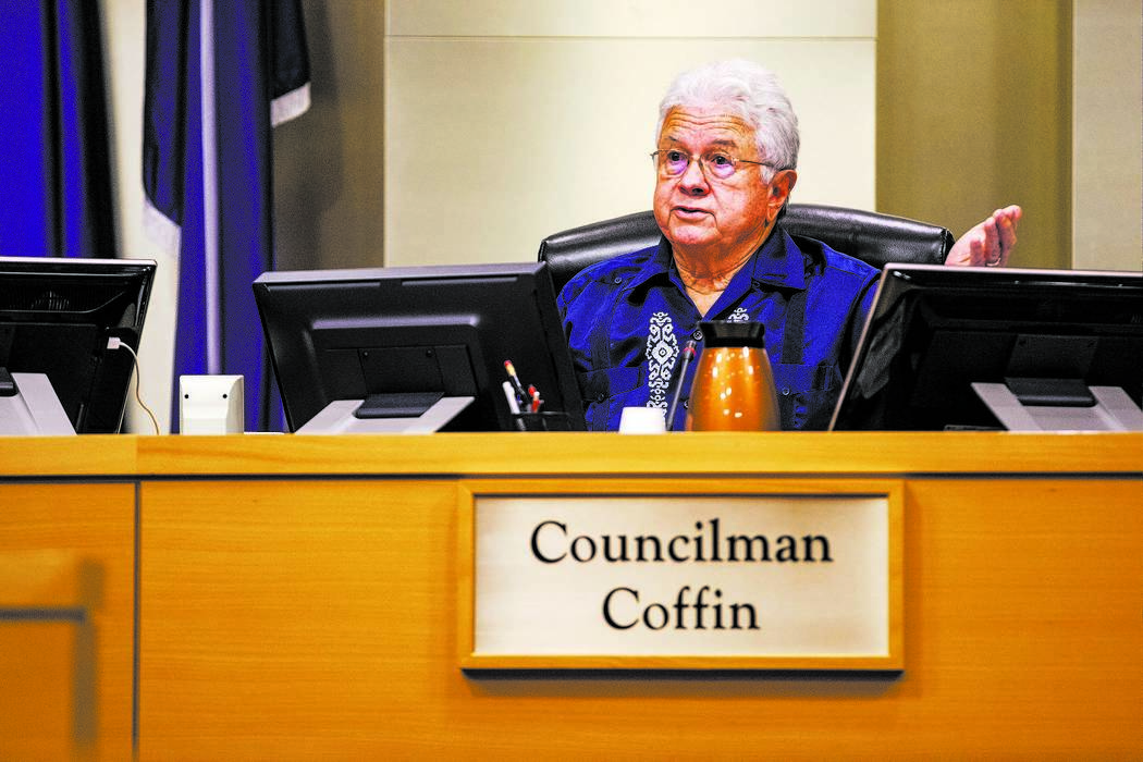 Councilman Bob Coffin. Patrick Connolly Las Vegas Review-Journal @PConnPie