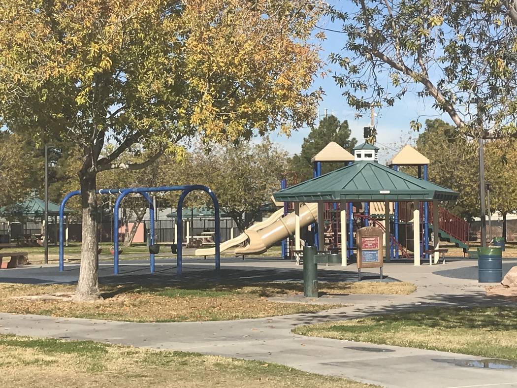 Whitney Neighborhood Park is pictured Dec. 13 in southeast Las Vegas. (Julie Wootton-Greener/La ...