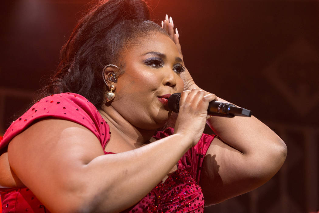 Lizzo performs in concert during Q102's iHeartRadio Jingle Ball 2019 at the Wells Fargo Center ...