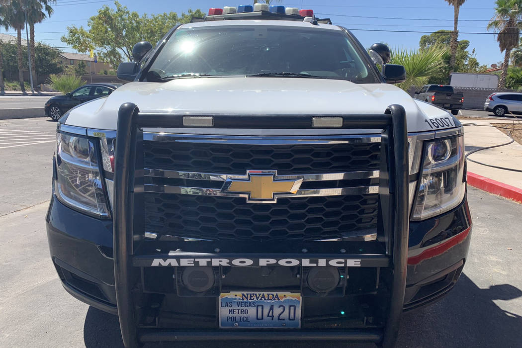 Las Vegas Metropolitan Police vehicle. (Las Vegas Review-Journal)