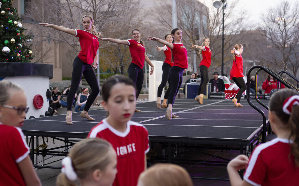 Students from Ignite Dance Center perform at Henderson's annual WinterFest on Saturday, Dec. 14 ...