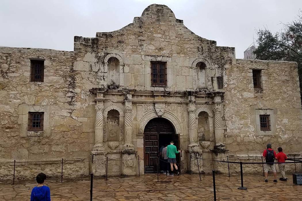 This Nov. 30, 2019 photo shows the church on the grounds of The Alamo in San Antonio, Texas. Th ...