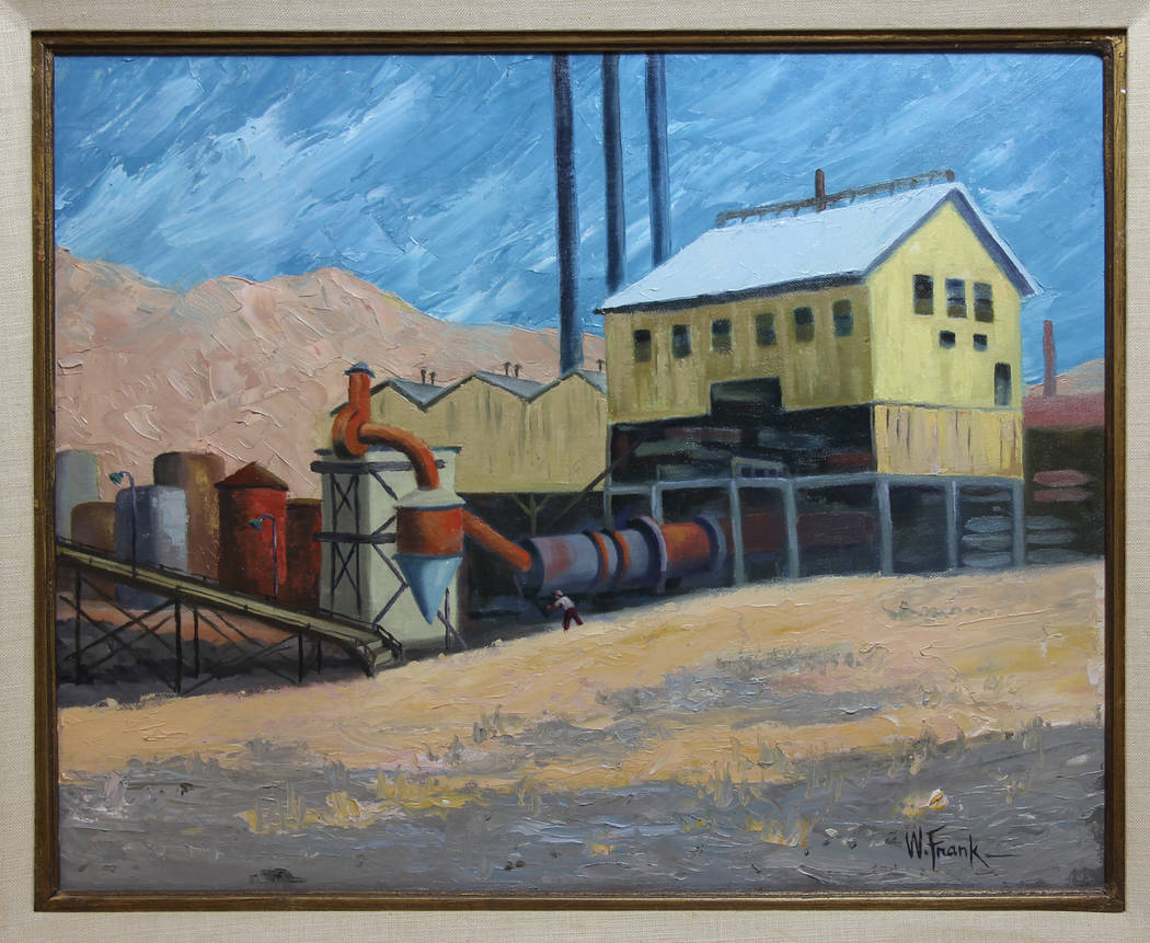 W. Frank "Since Torn Down," 1986 Oil on Canvasboard (Clark County Museum)