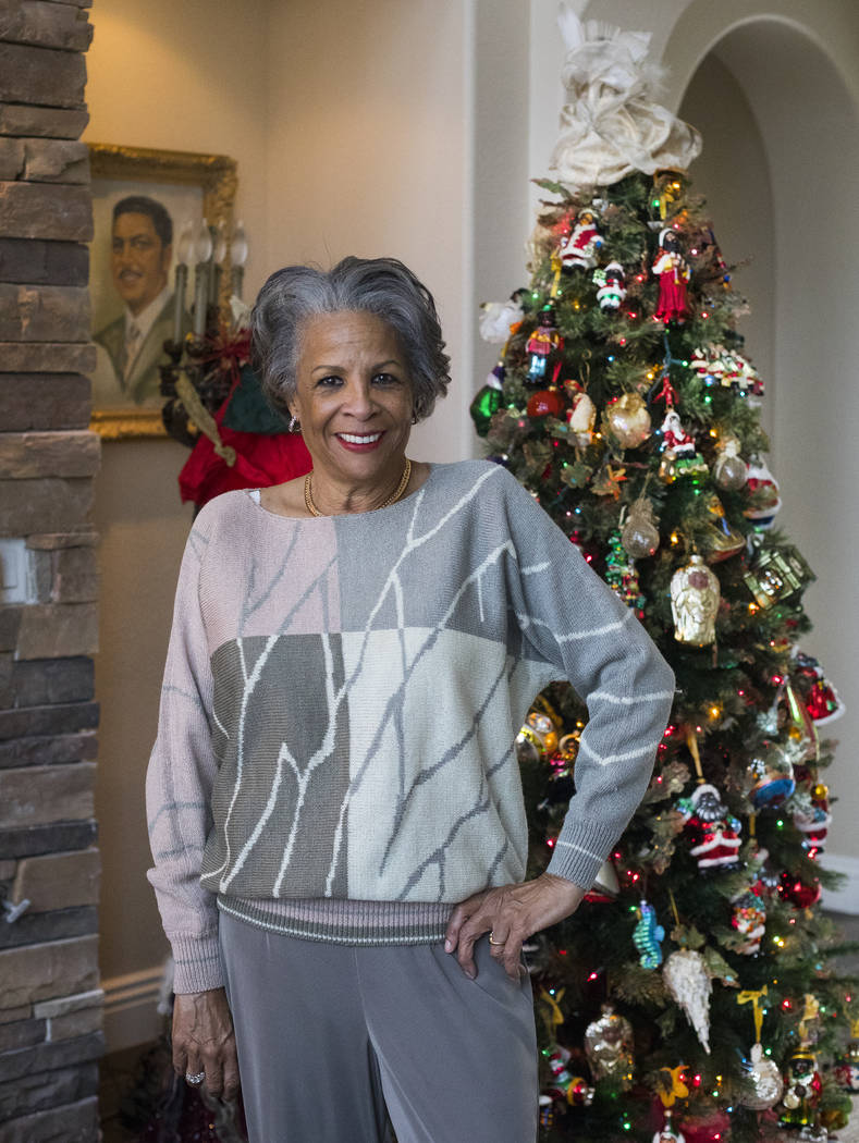 Roxanne Givens at her home in Las Vegas, Wednesday, Dec. 18, 2019. Givens has carried on her mo ...