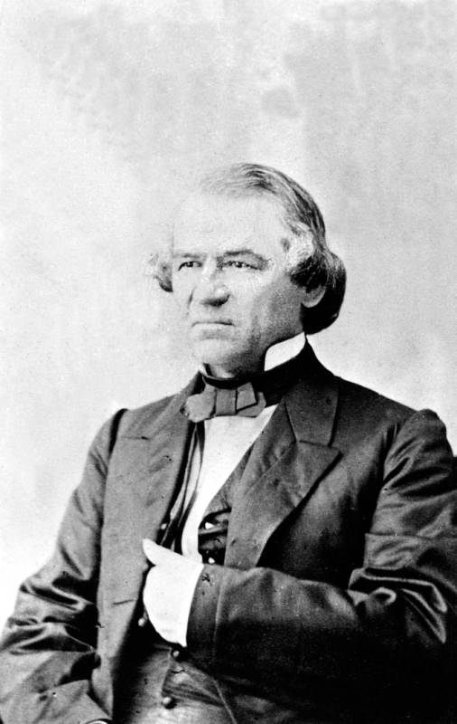 This is an undated photo of the 17th President of the United States Andrew Johnson. (AP Photo)