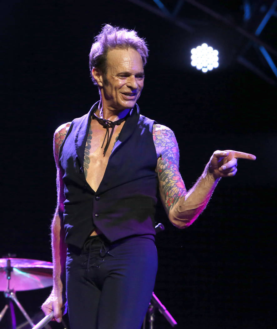 David Lee Roth is seen at Ak-Chin Pavillion on Monday, September 28, 2015, in Phoenix, Arizona. ...