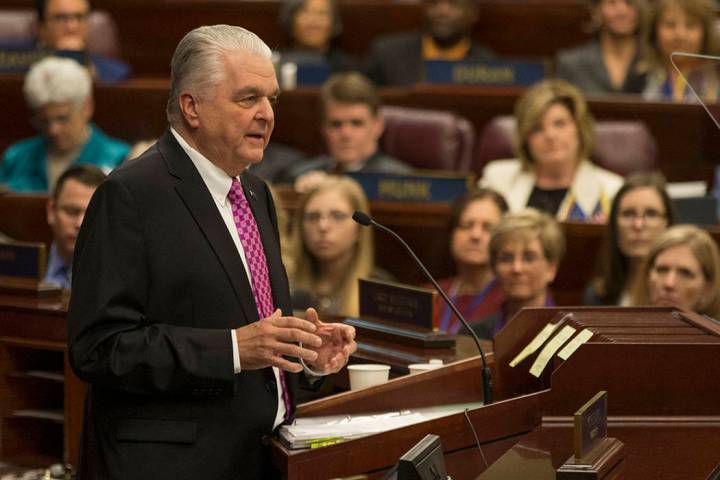 Nevada Gov. Steve Sisolak. (AP Photo/Tom R. Smedes)