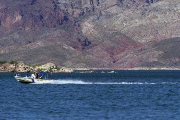 A Nevada Department of Wildlife boat at Lake Mead. Under Nevada state law, a person must be at ...