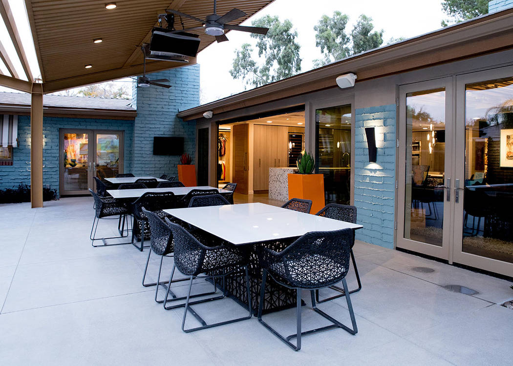 Outdoor dining area. (Tonya Harvey Real Estate Millions)