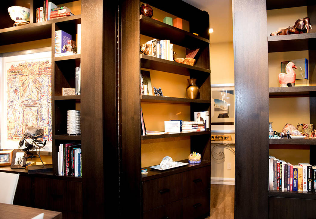 There is a secret door that leads to guest rooms. (Tonya Harvey Real Estate Millions)