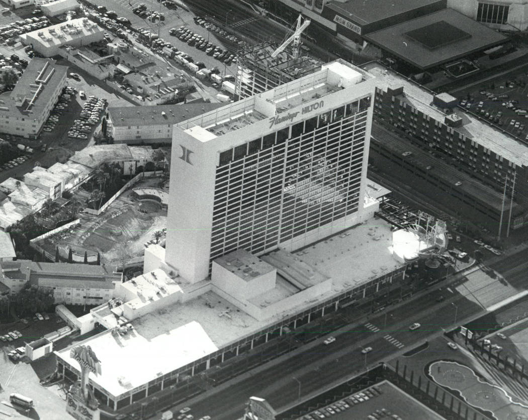 This March, 1982, file photo shows Flamingo Hilton in Las Vegas. (Las Vegas Review-Journal, File)