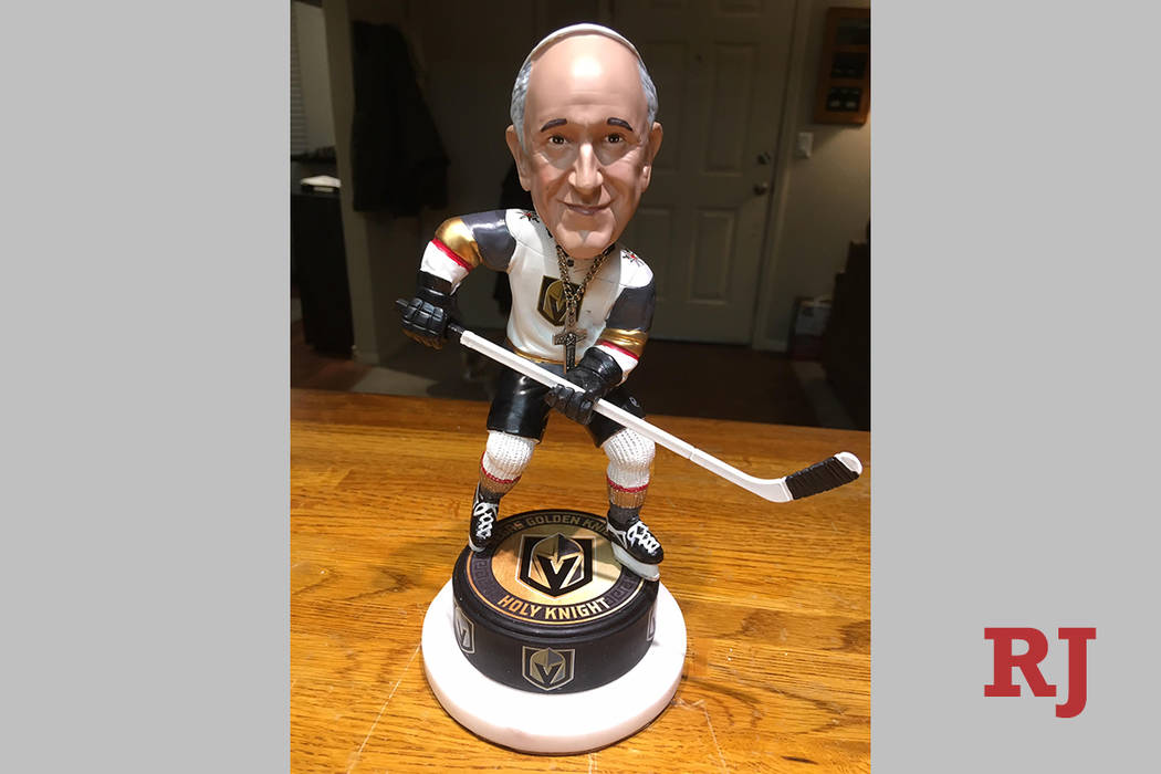 The Holy Knight bobblehead doll. (Courtesy of Tyge O'Donnell )