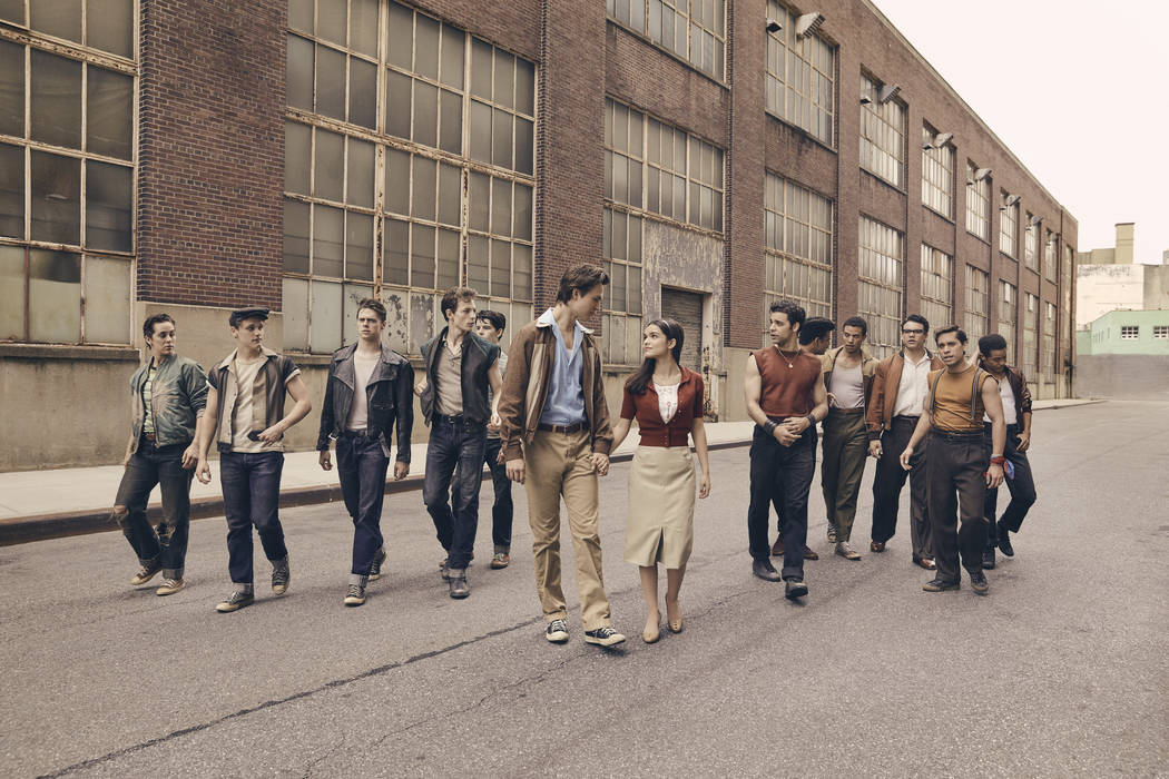 "West Side Story" remake from Steven Spielberg stars, from left, Anybodys (Ezra Menas), Mouthpi ...