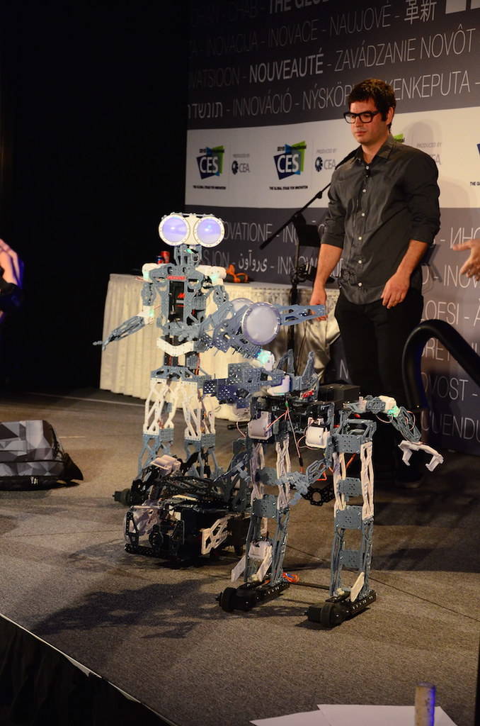 Meccano Spin Master's Meccanoid, a robot that users can build and program, won the live vote fo ...