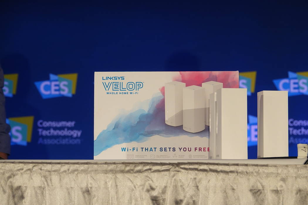 Linksys' Velop whole-home router was Last Gadget Standing winner at CES 2017. (Photo courtesy CES)
