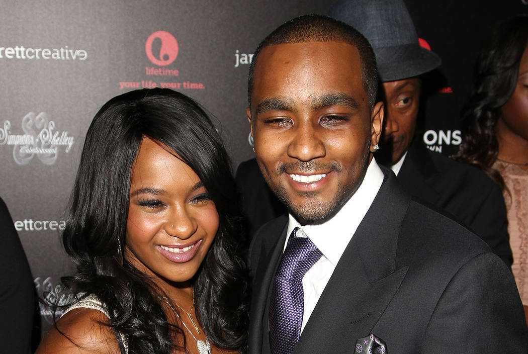 Bobbi Kristina Brown and Nick Gordon attend the premiere party for "The Houstons On Our Own" at ...