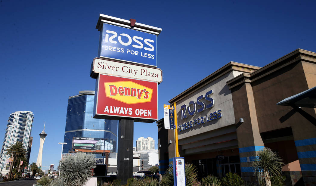 Silver City Plaza on the Strip at Convention Center Drive in Las Vegas Thursday, Jan. 2, 2020. ...