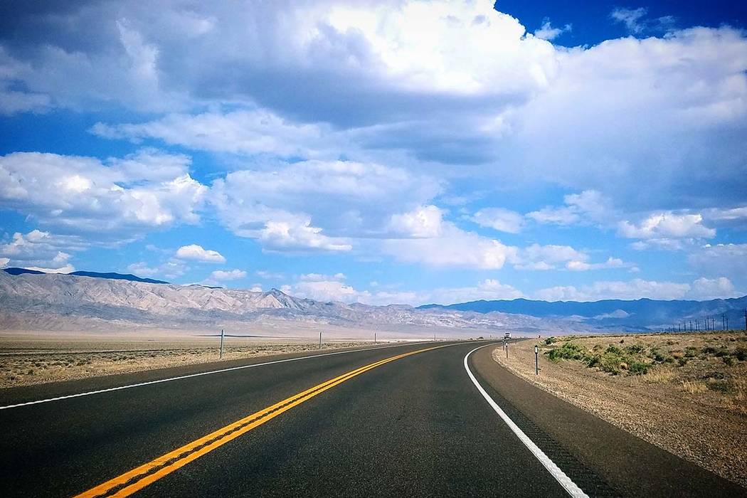 A stretch of U.S. 95 in Nevada. (Getty Images)