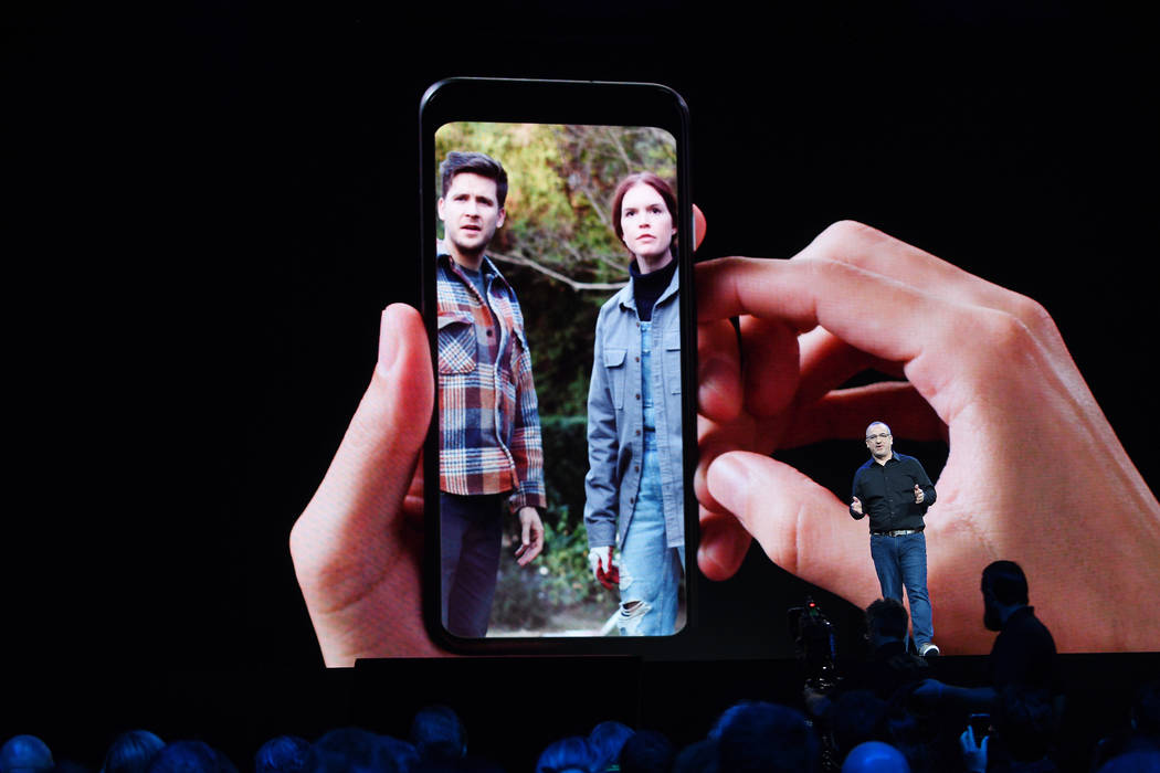 LAS VEGAS, NEVADA - JANUARY 08: Quibi Chief Technology Officer Rob Post speaks on stage at CES ...