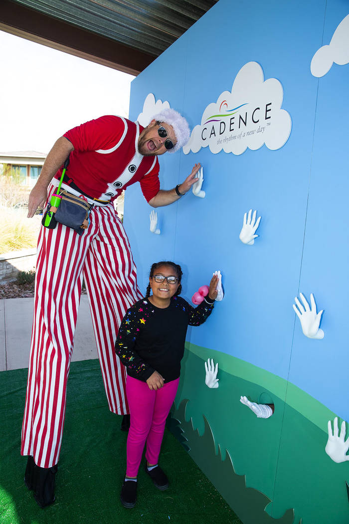 The Cadence event featured a “high-five” selfie wall. (Studio J. Inc./Eric Jamison)