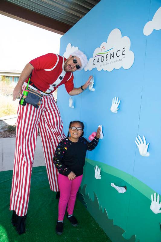 The Cadence event featured a “high-five” selfie wall. (Studio J. Inc./Eric Jamison)