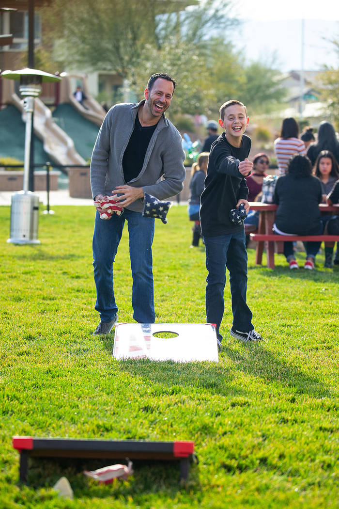 The Cadence event featured lots of games for families. (Studio J. Inc./Eric Jamison)