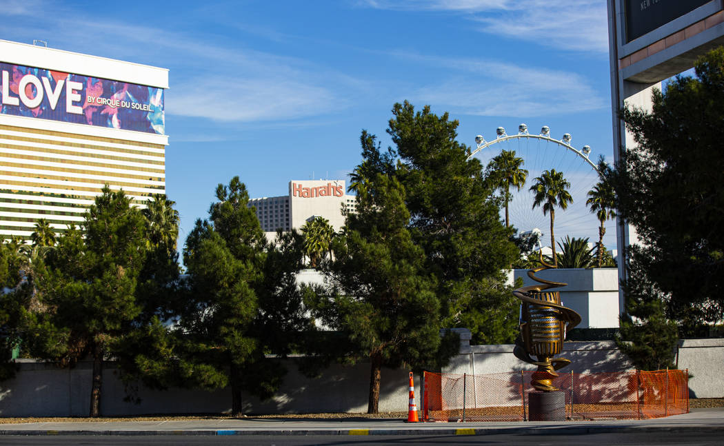 "Spin Baby," a sculpture created by artist Wayne Littlejohn, is seen at the intersect ...