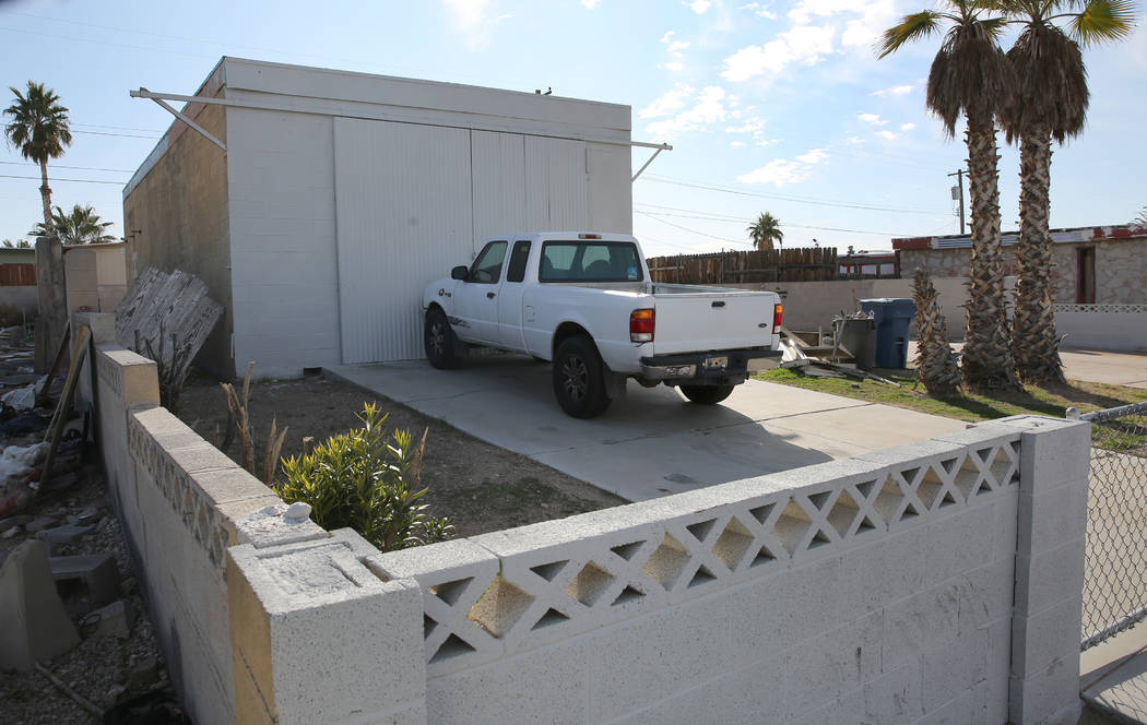 A residential property at 6261 Great Smoky Ave. is photographed on Thursday, Jan. 9, 2020, in L ...