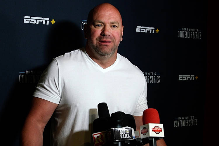 UFC president Dana White. (Heidi Fang/Las Vegas Review-Journal)