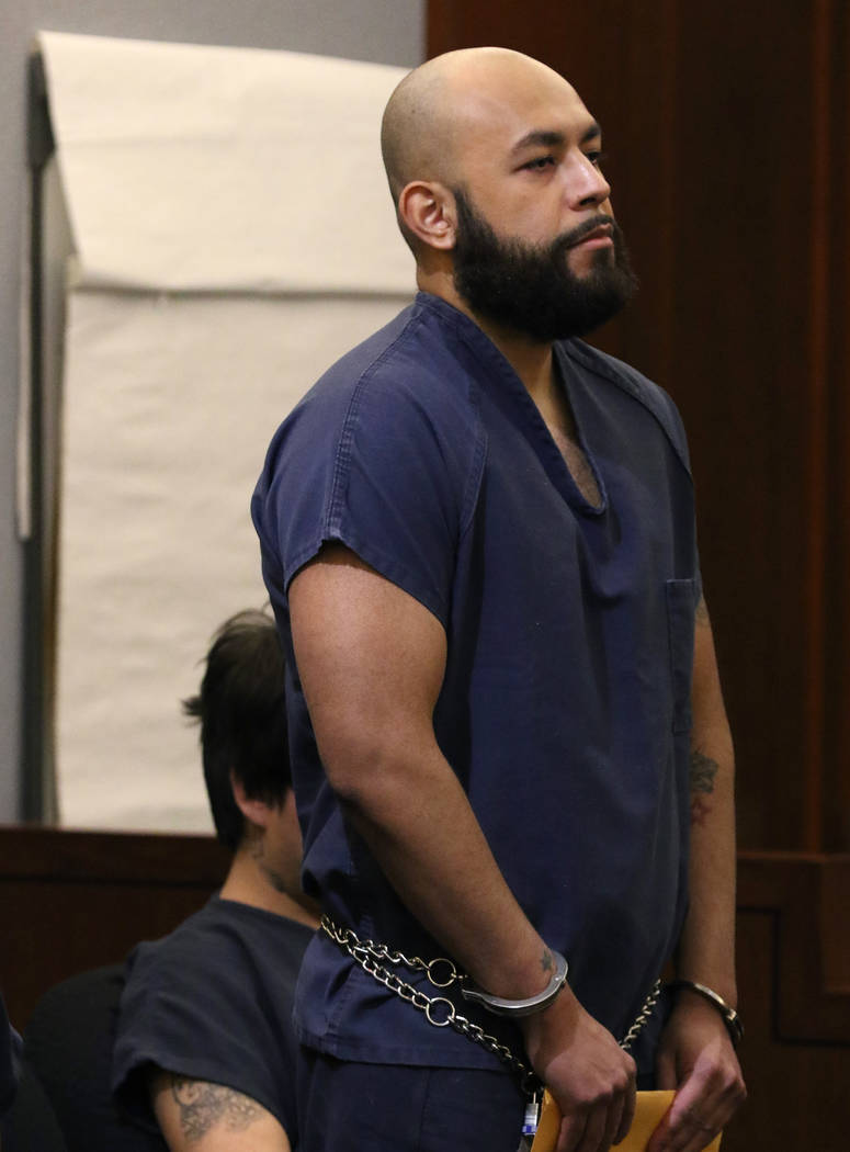 Edgar Medina, 39, one of the men accused of ramming police cars, appears in court at the Region ...