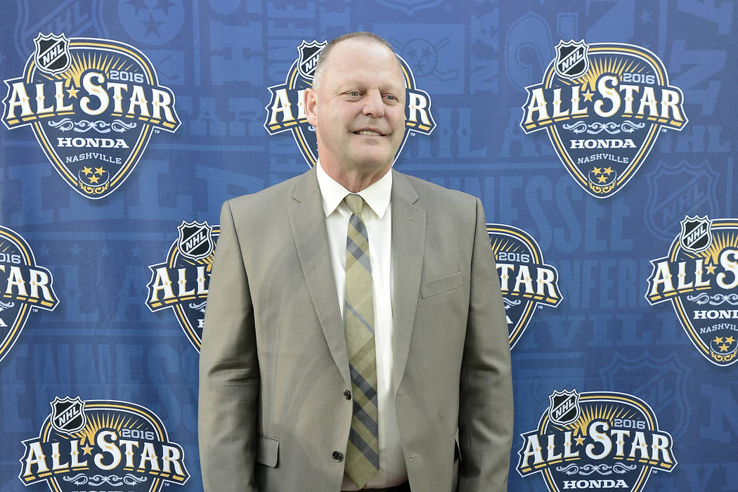 Florida Panthers head coach Gerard Gallant arrives at the NHL hockey All-Star game skills compe ...